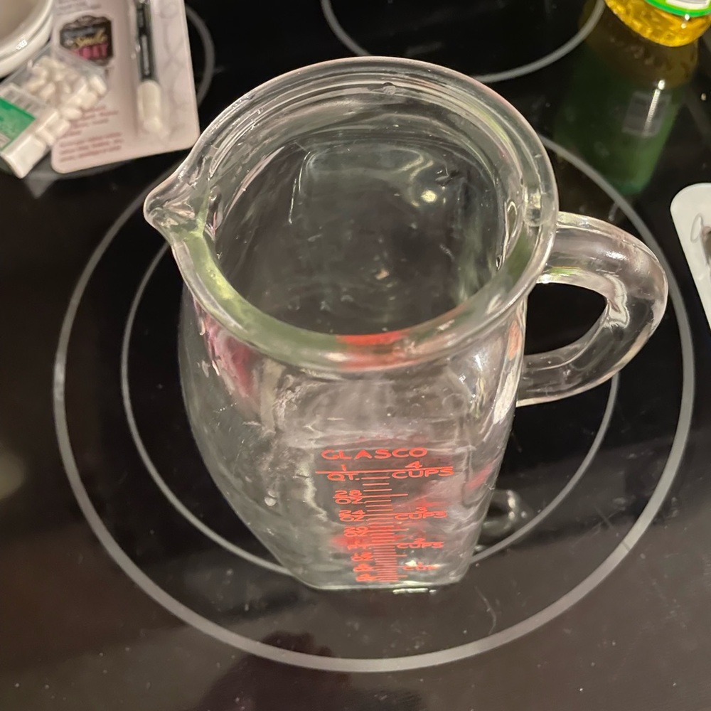 Vintage Glasco measuring pitcher